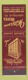 Matchbook Cover - Watterson Hotel Louisville KY