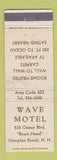 Matchbook Cover - Wave Motel Hampton Beach NH WEAR