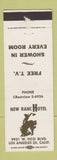 Matchbook Cover - New Ranch Hotel Los Angeles CA