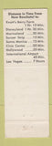 Matchbook Cover - New Ranch Hotel Los Angeles CA