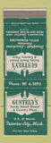 Matchbook Cover - Gustely's Resort Traverse City MI