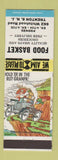 Matchbook Cover - Food Basket Grocery Trenton NJ hillbilly