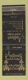 Matchbook Cover - Andirons Motel Lodge Mount Snow VT