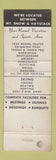 Matchbook Cover - Andirons Motel Lodge Mount Snow VT