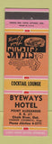 Matchbook Cover - Byeways Hotel Chalk River ON