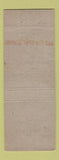 Matchbook Cover - Northern Hotel Winnipeg MB