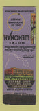 Matchbook Cover - Hotel Wenonah Bay City MI WORN