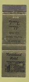 Matchbook Cover - Northland Hotel Houlton ME