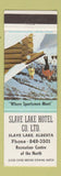 Matchbook Cover - Slave Lake Hotel AB