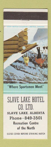 Matchbook Cover - Slave Lake Hotel AB