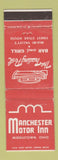 Matchbook Cover - Manchester Motor Inn Middletown OH WEAR