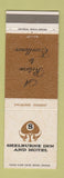 Matchbook Cover - Shelburne Inn and Motel VT