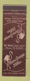 Matchbook Cover - Miami Springs Villas FL flamingo