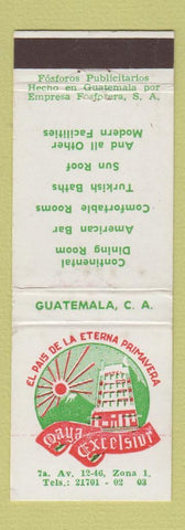 Matchbook Cover - Maya Excelsior Guatemala WEAR