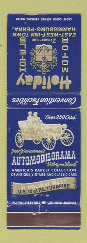 Matchbook Cover - Holiday Motor Hotels Harrisburg PA