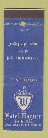 Matchbook Cover - Hotel Wagner Bath NY