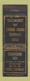 Matchbook Cover - Columbine Inn Pueblo Colorado ADVANCE WEAR