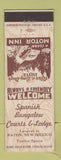 Matchbook Cover - Spanish Bungalow Courts Lodge Raton NM