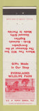 Matchbook Cover - Everglades Wildlife Park Punta Gorda FL