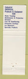 Matchbook Cover - Schaefer Chemists Chemical Saginaw MI