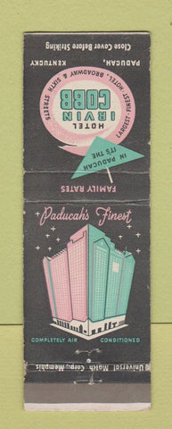 Matchbook Cover - Hotel Irvin Cobb Paducah KY