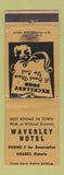 Matchbook Cover - Waverly Hotel Hearst ON STAINED
