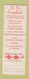 Matchbook Cover - Everglades Hotel Miami FL