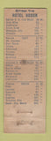Matchbook Cover - Hotel Huron Ypsilanti MI BLUE WEAR