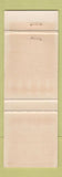 Matchbook Cover - Westward Motel Winnipeg MB