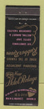 Matchbook Cover - Hotel Portage Akron OH