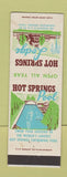 Matchbook Cover - Hot Springs Lodge Glenwood Springs Colorado