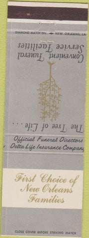 Matchbook Cover - Tharp Funeral Homes New Orleans LA