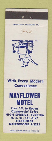Matchbook Cover - Mayflower Motel High Springs FL