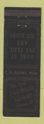 Matchbook Cover - Nachusa House Dixon IL WEAR