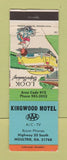 Matchbook Cover - Kingwood Motel Moultrie GA