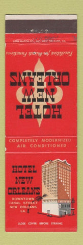 Matchbook Cover - Hotel New Orleans LA