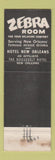 Matchbook Cover - Hotel New Orleans LA