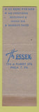 Matchbook Cover - Essex Hotel Philadelphia PA