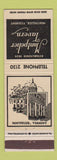 Matchbook Cover - Montpelier Tavern VT