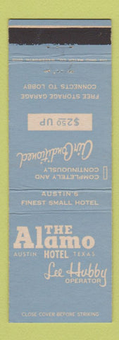 Matchbook Cover - Alamo Hotel Austin TX