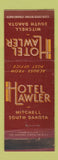 Matchbook Cover - Hotel Lawler Mitchell SD