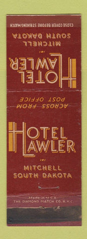 Matchbook Cover - Hotel Lawler Mitchell SD
