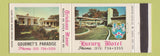 Matchbook Cover - Trunkaus Manor Utica NY