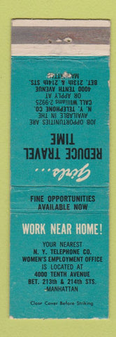 Matchbook Cover - New York City Women's Employment Office WEAR