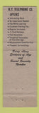 Matchbook Cover - New York City Women's Employment Office WEAR