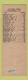 Matchbook Cover - Keystone Motel New Cumberland PA