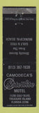 Matchbook Cover - Camodeca's Satellite Motel Treasure Island FL WEAR