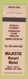 Matchbook Cover - Majestic Resort Motel Ogunquit ME
