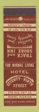 Matchbook Cover - Hotel Seventy Ninth Street Miami FL