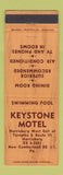 Matchbook Cover - Keystone Motel New Cumberland PA